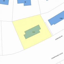 1181 Commonwealth Ave, Newton, MA 02465 plot plan