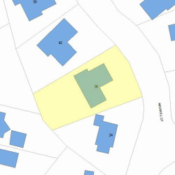 36 Morrill St, Newton, MA 02465 plot plan