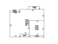 44 Myerson Ln, Newton, MA 02459 floor plan