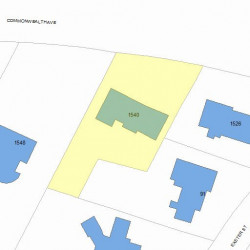 1540 Commonwealth Ave, Newton, MA 02465 plot plan