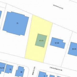 61 Charlesbank Rd, Newton, MA 02458 plot plan
