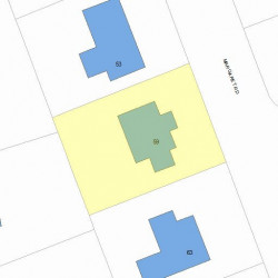 59 Margaret Rd, Newton, MA 02461 plot plan