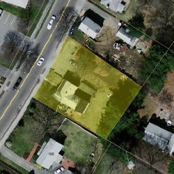 100 Lexington St, Newton, MA 02466 aerial view