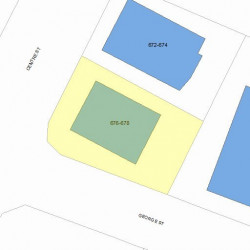 678 Centre St, Newton, MA 02458 plot plan