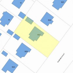 1633 Washington St, Newton, MA 02465 plot plan
