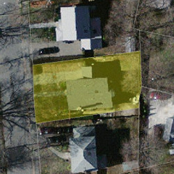 84 Walnut Park, Newton, MA 02458 aerial view