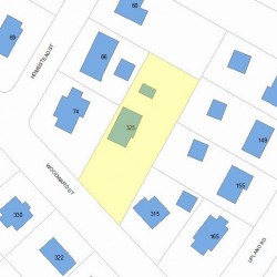 325 Woodward St, Newton, MA 02468 plot plan