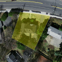 1886 Beacon St, Newton, MA 02468 aerial view