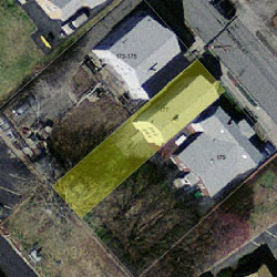 177 Chapel St, Newton, MA 02458 aerial view