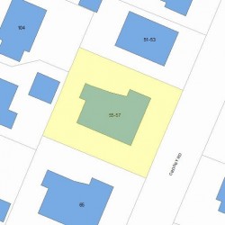 55 Crosby Rd, Boston, MA 02467 plot plan