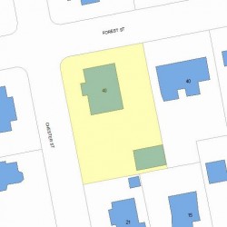 40 Chester St, Newton, MA 02461 plot plan