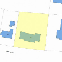 333 Commonwealth Ave, Newton, MA 02459 plot plan