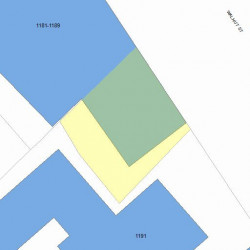 1191 Walnut St, Newton, MA 02461 plot plan