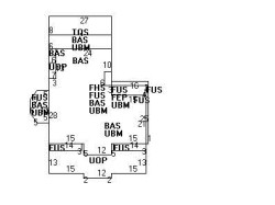 206 Franklin St, Newton, MA 02458 floor plan