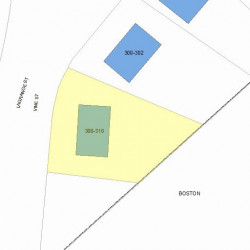 308 Lagrange St, Boston, MA 02132 plot plan