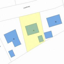 51 Chapin Rd, Newton, MA 02459 plot plan