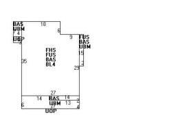 11 Rossmere St, Newton, MA 02460 floor plan