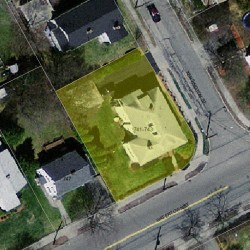 741 Watertown St, Newton, MA 02460 aerial view