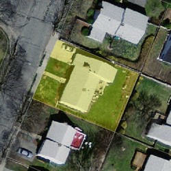 65 Anthony Cir, Newton, MA 02460 aerial view