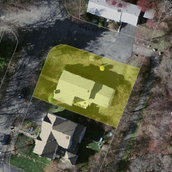 4 Brandeis Cir, Newton, MA 02459 aerial view