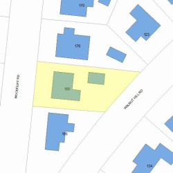 180 Woodcliff Rd, Newton, MA 02461 plot plan