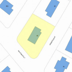 69 Homestead St, Newton, MA 02468 plot plan