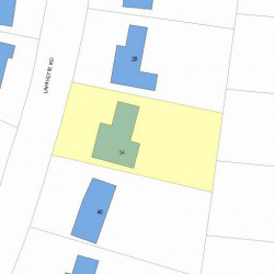 34 Lafayette Rd, Newton, MA 02462 plot plan