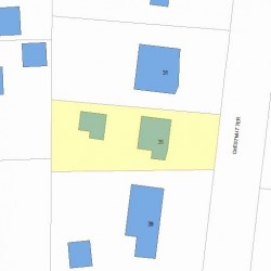 35 Chestnut Ter, Newton, MA 02459 plot plan