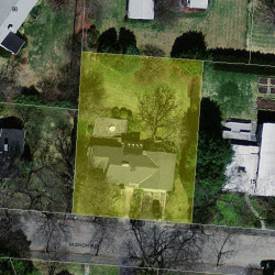 25 Mignon Rd, Newton, MA 02465 aerial view