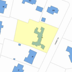 19 Lansing Rd, Newton, MA 02465 plot plan