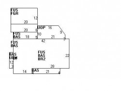 14 Exmoor Rd, Newton, MA 02459 floor plan