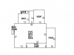 102 Falmouth Rd, Newton, MA 02465 floor plan