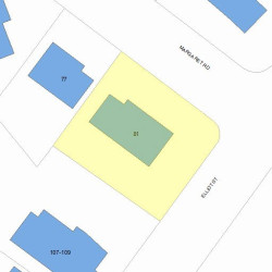 81 Margaret Rd, Newton, MA 02461 plot plan