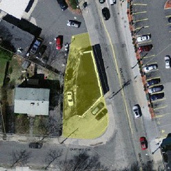 901 Walnut St, Newton, MA 02461 aerial view