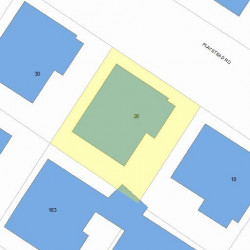 26 Playstead Rd, Newton, MA 02458 plot plan