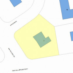 3 Van Roosen Rd, Newton, MA 02459 plot plan