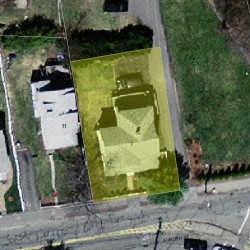 7 Auburn St, Newton, MA 02465 aerial view