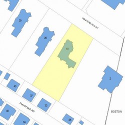 10 Washington St, Newton, MA 02458 plot plan