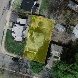 11 Pine Grove Ave, Newton, MA 02462 aerial view