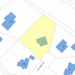 12 Hillcrest Cir, Newton, MA 02468 plot plan