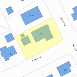 30 Orchard Ave, Newton, MA 02465 plot plan