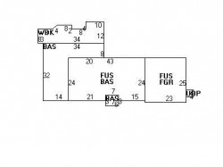 206 Wiswall Rd, Newton, MA 02459 floor plan