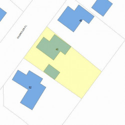 48 Chandler Pl, Newton, MA 02464 plot plan