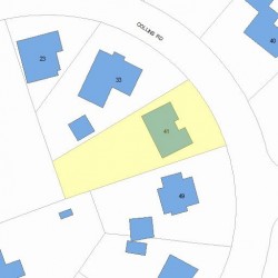 41 Collins Rd, Newton, MA 02468 plot plan