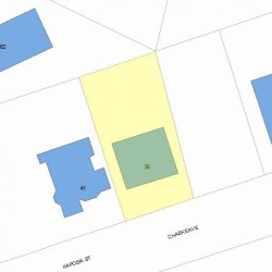 39 Chaske Ave, Newton, MA 02466 plot plan