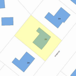 250 Spiers Rd, Newton, MA 02459 plot plan