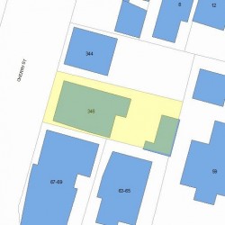 346 Cherry St, Newton, MA 02465 plot plan