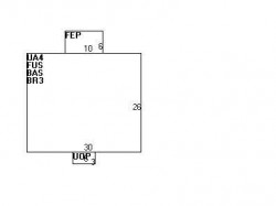 517 California St, Newton, MA 02460 floor plan