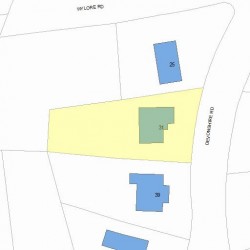 31 Devonshire Rd, Newton, MA 02468 plot plan