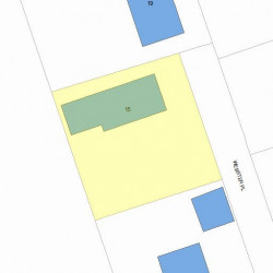 15 Webster Pl, Newton, MA 02465 plot plan